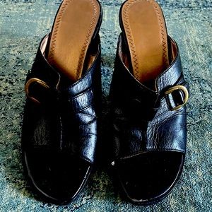 These NEW 4” mules heels are so comfortable, so lightweight w rubber grip bottom